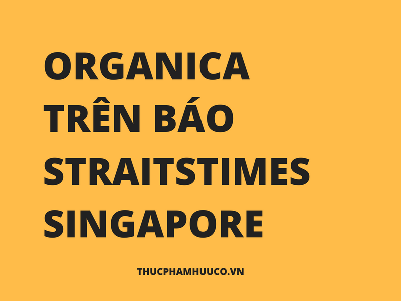 ORGANICA TRÊN BÁO STRAITSTIMES SINGAPORE