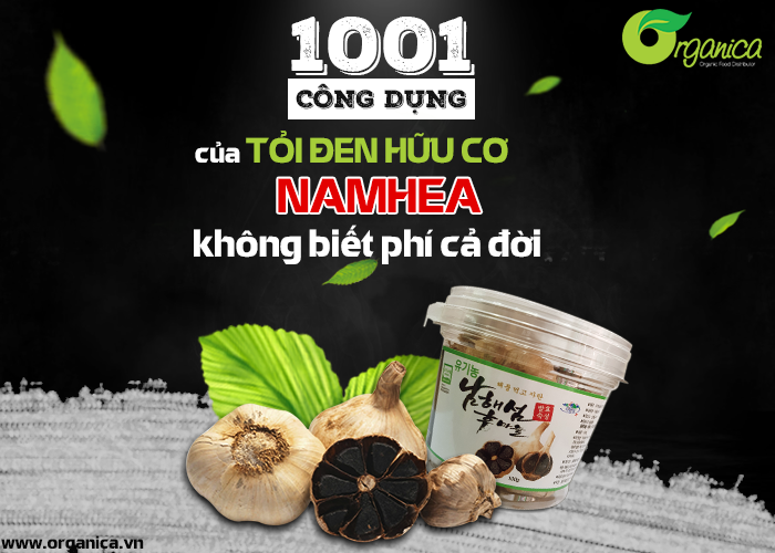 1001 công dụng của tỏi đen hữu cơ NamHae, không biết phí cả đời