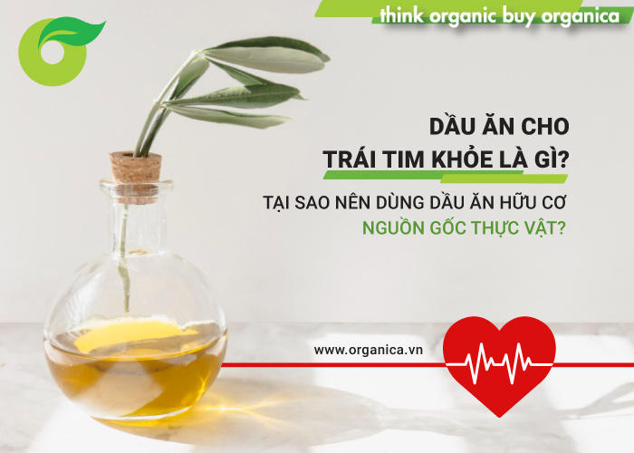 Dầu ăn cho trái tim khỏe là gì? Tại sao nên dùng dầu ăn hữu cơ gốc thực vật?