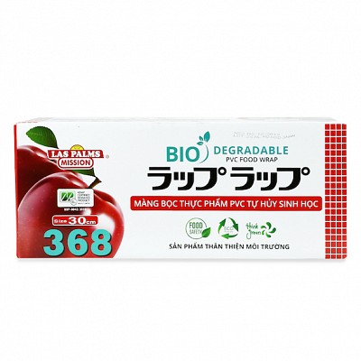 Bio Degradable PVC Food Wrap Laspalm 30cmx368m