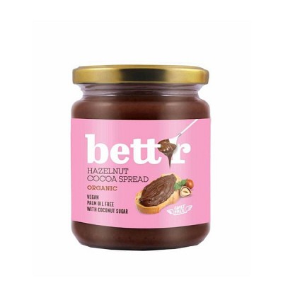 Bơ cacao hạt phỉ hữu cơ Bett'r 250g